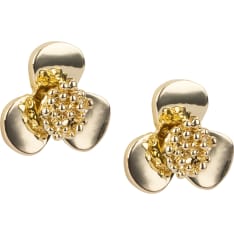 Ibero Earrings flower small gold