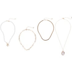 Ibero Pearl 4pcs necklace set