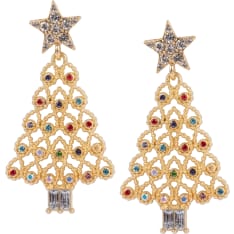 Ibero Christmas tree earrings
