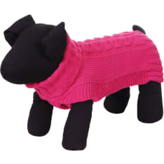 Rukka Wooly pinkki koiran neulepaita