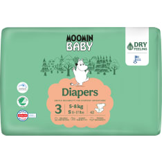 Moomin Baby koko 3, 5-8 kg 42kpl teippivaippa