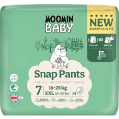 Moomin Baby Snap Pants pant diaper 7 / 24 pcs 16-25 kg