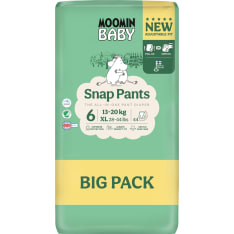 Moomin Baby Snap Pants pant diaper 6 / 44 pcs 13-20 kg