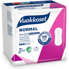 Vuokkoset Slim Normal 14 pcs Thin Sanitary Pad
