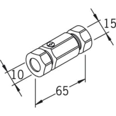 Oras 10X15 ball valve pair