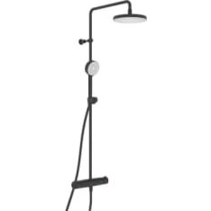 Oras Nova 7402-33 black rain shower faucet