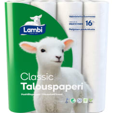 Lambi valkoinen 16 rl talouspaperi