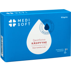 MEDISOFT DESINFIOIVA PYYHE 10 KPL
