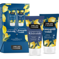 Lemon Juice & Glycerine Ultraravitseva käsivoide ja kantapäävoide lahjapakkaus