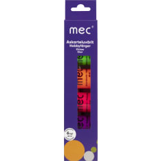 MEC 6 x 25ml clear craft paint