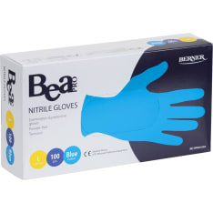 Bea Pro blue 100 st nitrile gloves