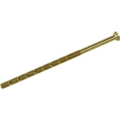 Pisla M4 x 120 mm yellow passivated 2 pcs slotted screw