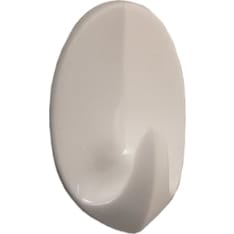 Pisla 15 - 25 mm 4 pcs white clothes hook