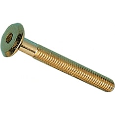 Pisla 310/M6 x 90 mm brass-plated 4-piece hex bolt