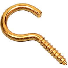 Pisla 500/25 mm brass 6 pcs ceiling hook