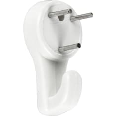 Pisla 534/medium size white 5 table hook