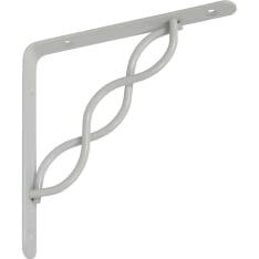 Pisla 170x170 mm white shelf bracket