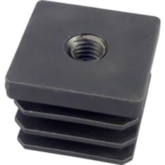 Spout 35 mm+thread M10 black 2 pcs inner plug