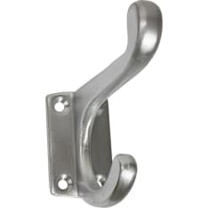 Pisla 75 mm aluminum/grey clothes hook