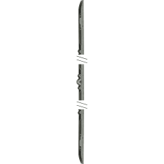 Pisla 8-1000 mm galvanized steel window long latch