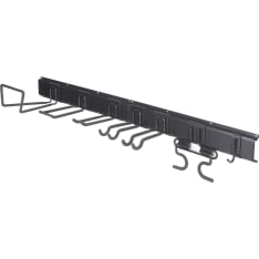 Pisla 7 pcs universal hook set with two 61cm rails