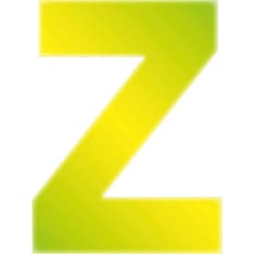 Pisla 8cm yellow reflective letter sticker