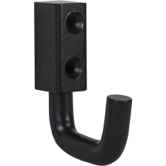 Pisla Onni 1-k satin black towel rack