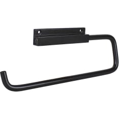 Pisla Onni satin black paper towel holder