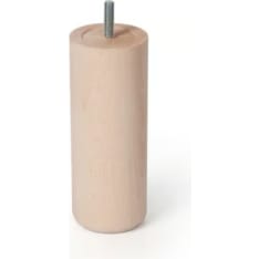 Pisla 4-pack wooden leg cylin. 58*150mm raw beech M8