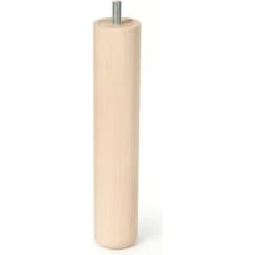 Pisla 4-pack wooden leg cylin. 50*250mm raw beech M10