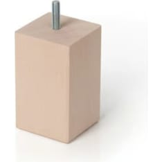Pisla 4-pack square wooden leg 60*100mm raw beech M8
