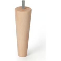 Pisla 4-pack wooden leg conic 50*150mm raw beech M8