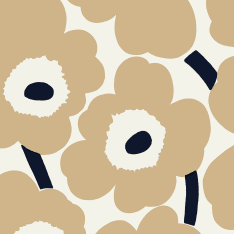 Marimekko Unikko hiekka 20 kpl lautasliina