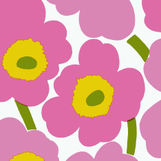 Marimekko Unikko pinkki 20 kpl lautasliina