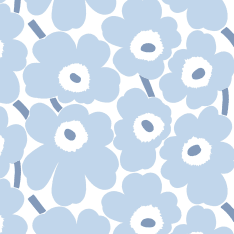 Marimekko Mini Unikko vaaleansininen 20 kpl lautasliina