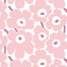 Marimekko Mini Unikko vaaleanpunainen 20 kpl lautasliina