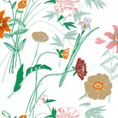 Marimekko Garden Invitations white 20 napkins