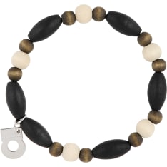 The Syreeni earrings have long wooden beads attached to a metal chain. Length 5,5 cm. Handmade in Finland.
</li><li>Material:...
