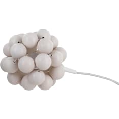 The Valopallo table lamp combines wood and round shapes in the signature Aarikka style. Cable 1,4 m, E14 lighbulb socket
</li...
