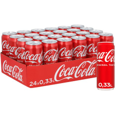 Coca-Cola Original Taste soft drink can 24x0,33l