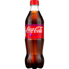 Coca-Cola Original Taste Cherry soft drink plastic bottle 0,5 L