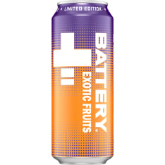 Battery Sugar Free Exotic Fruits 0,5 l energiajuoma