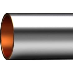 Cupori 1581186 semi-hard chrome-plated 12x2000 mm copper pipe