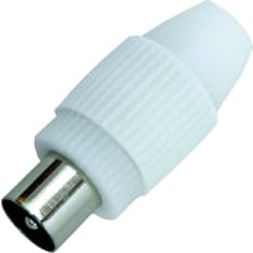Opal coax straight male antenna plug