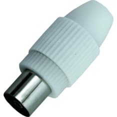 Opal coax straight female antenna plug