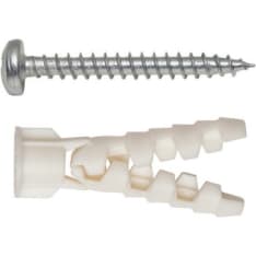Sormat Gripper 8 wall plug + screw 5 pcs