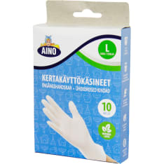 Aino 10 kpl lateksikäsine