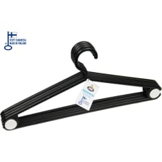 Aino Black 4 pcs Clothes Hanger