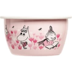 Muurla Moomin in the Garden Girls 3dl enamel bowl