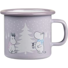 Muurla Moomin Lumisade 2.5 dl enamel mug